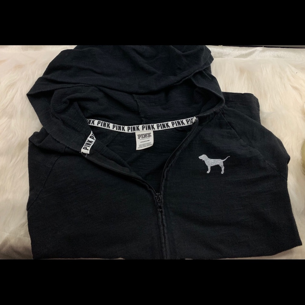 PINK Black Hoodie